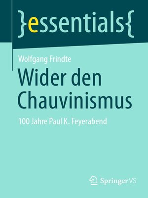 cover image of Wider den Chauvinismus